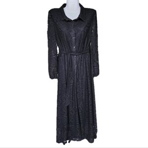 Long Black Lace Dress